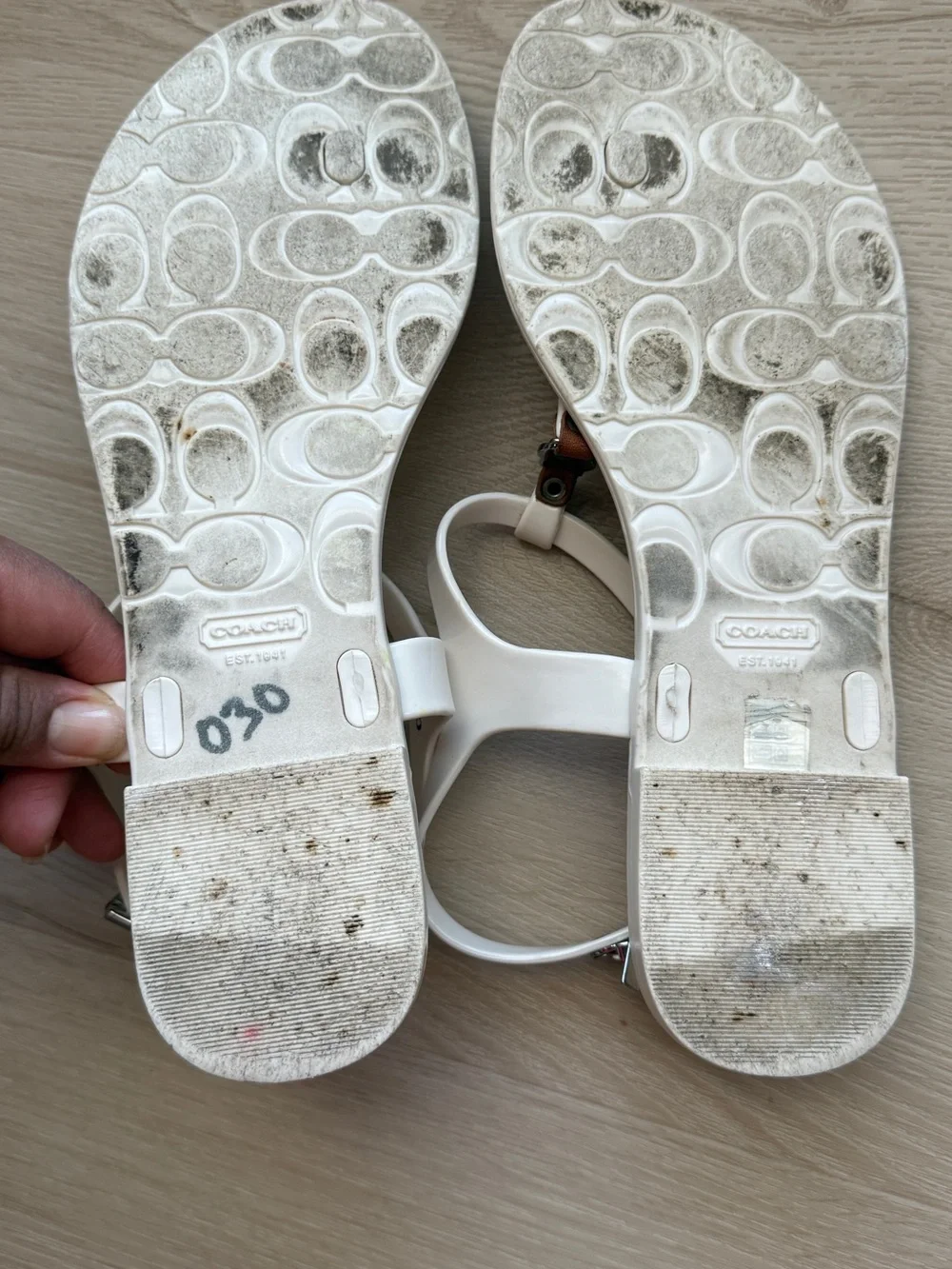 Coach Sandals / Flip-flops size 9